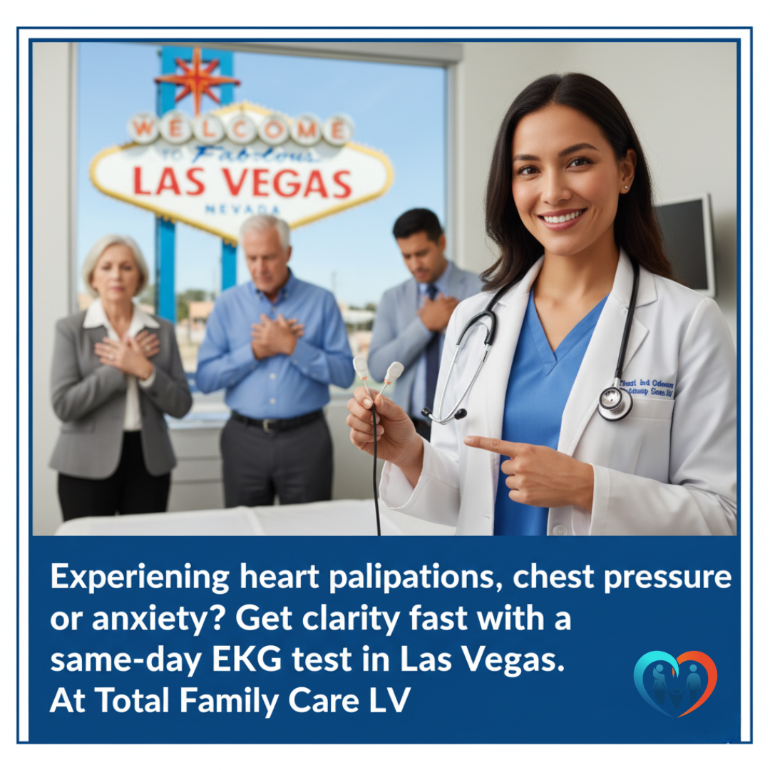 Heart Palpitations in Las Vegas? Get a Fast EKG Test Today